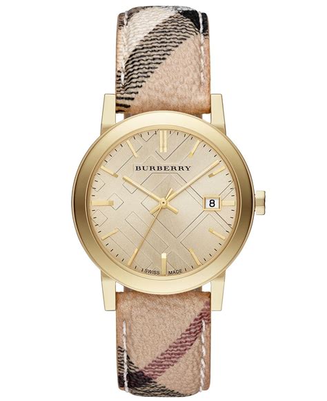 womens burberry watch macys|burberry watches women leather.